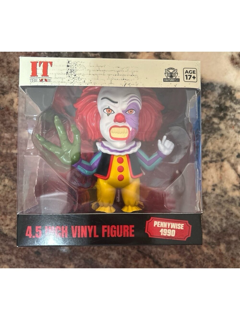 Pennywise 1990 IT 4.5” Vinyl Figure CultureFly Horror Collectible